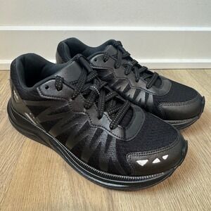 SAS Mission One Women's Shoes Black Walking Sneakers Vibram Sole Size 6.5D NEW